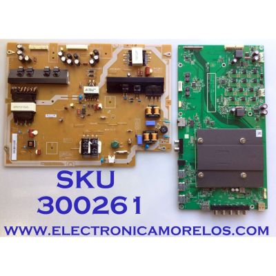 KIT DE TARJETAS PARA TV VIZIO / NUMERO DE PARTE MAIN 791.02401.A001 / ARS73401M010001 / 748.02410.0031 / 75502401A001 / FUENTE 056.04171.0041 / 056041710041 / PSLL171301W / PANEL LSC550FN11-802 / MODELO E55-E2 LWZQVIAT